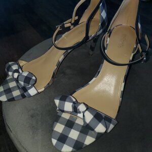 MICHAEL KORS  plaid bow heels